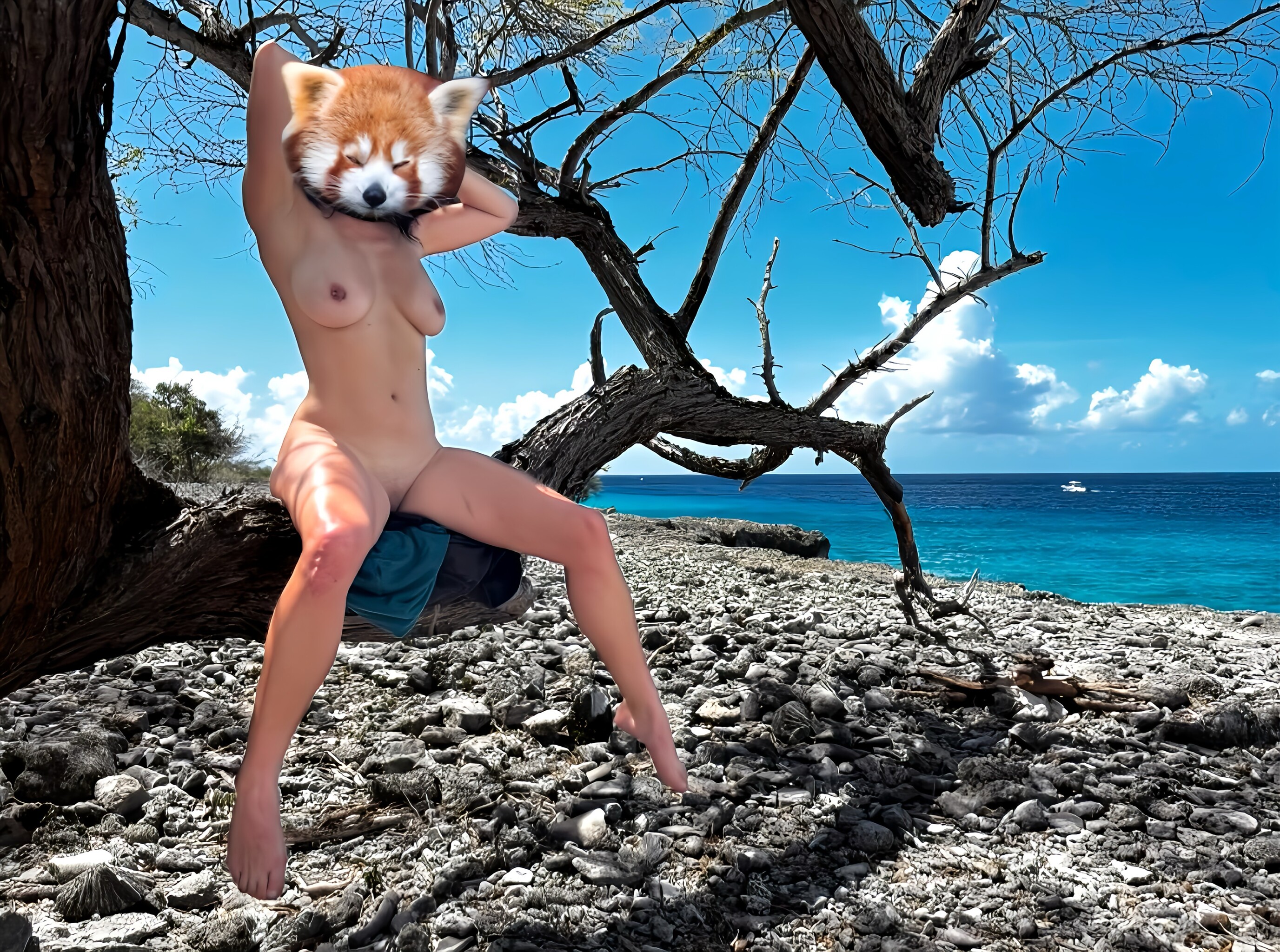 Vakantie vibes: big t*ts en exhibitionisme in het openbaar picture 1 of 1