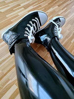 Latex Converse Sneakers'