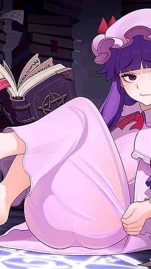 Patchouli Knowledge Showing Off Her Perfect Soles