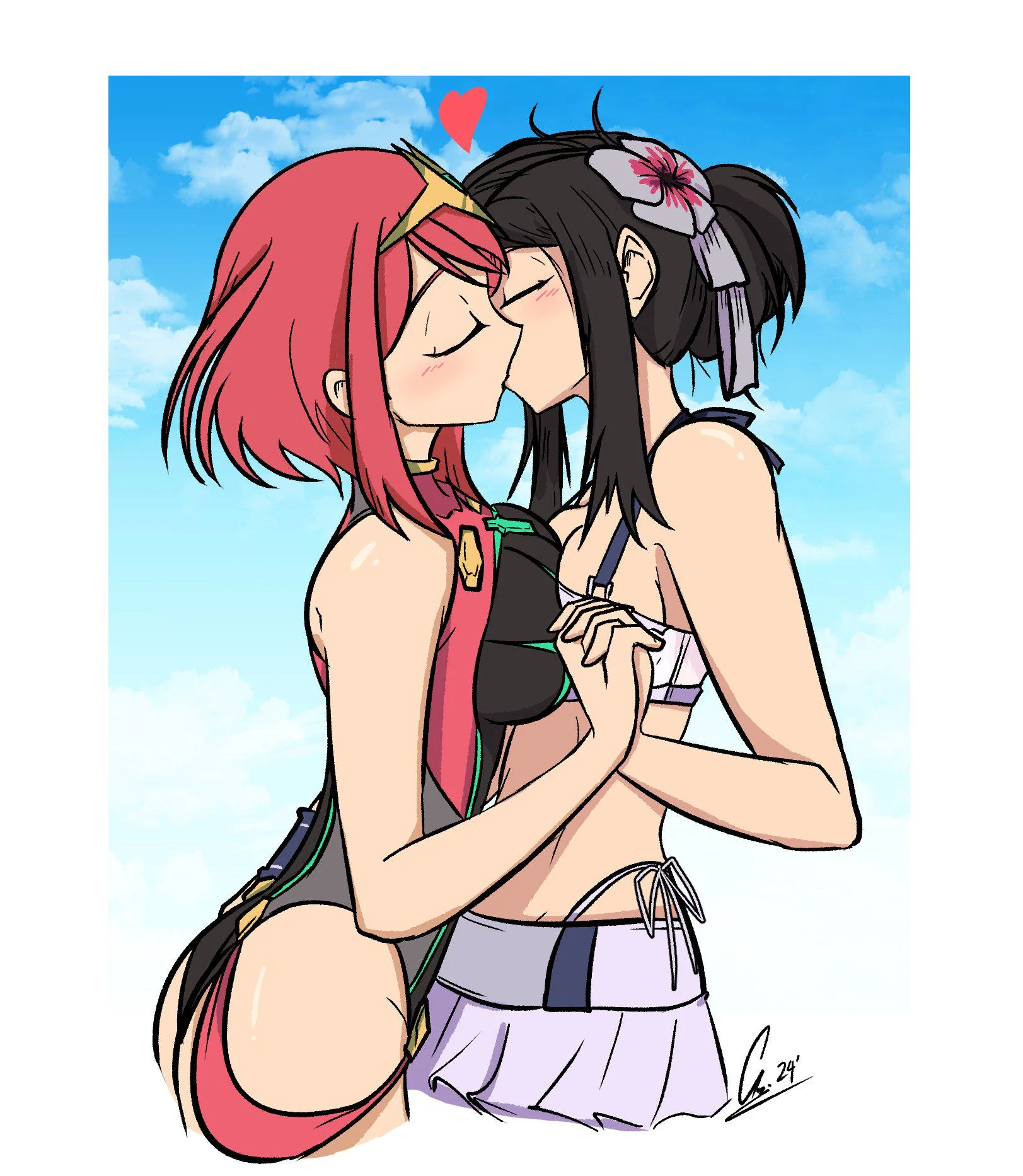 Pyra and Tifa (emeruga) picture 1 of 1