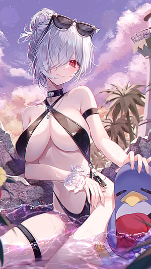 Cinderella Nikke Baddie Showing Off Those Anime Curves