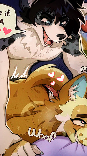 Good boy~ serves up some furry flair (hokra)