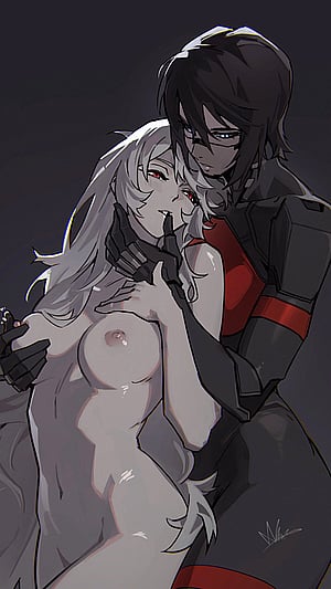 Elster x Ariane [Signalis] (@lewdicy) - A Sapphic Signal You Can't Ignore