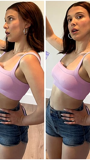 Millie Bobby Brown: Insta-Glow Charm