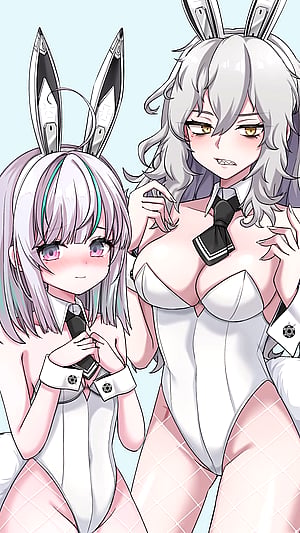 Bunny Duo Breaking the Internet
