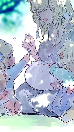 Mother's Day Treat: A Flirty Fan Art Fiesta