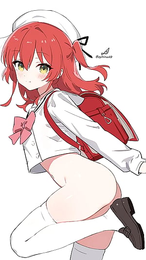 Ikuyo Doesn't Need Bottoms: sultry tease