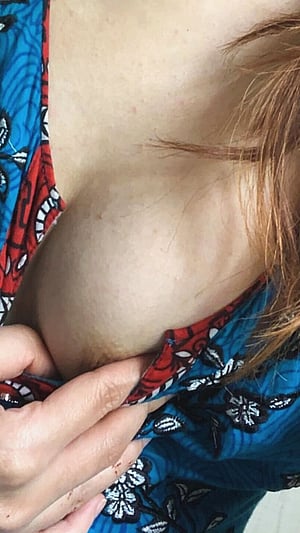 Just a lil nipple tease to make your day better
