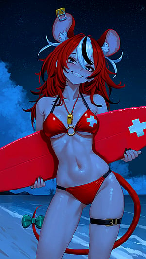 Swimsuit Bae (Yan Kodiac) [Hololive] by Flimsy-Stranger9820