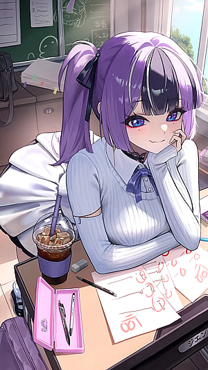Jien after school and ready for a little overstudy