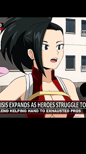 Two hot heroes from UA showing off - My Hero Academia fan art