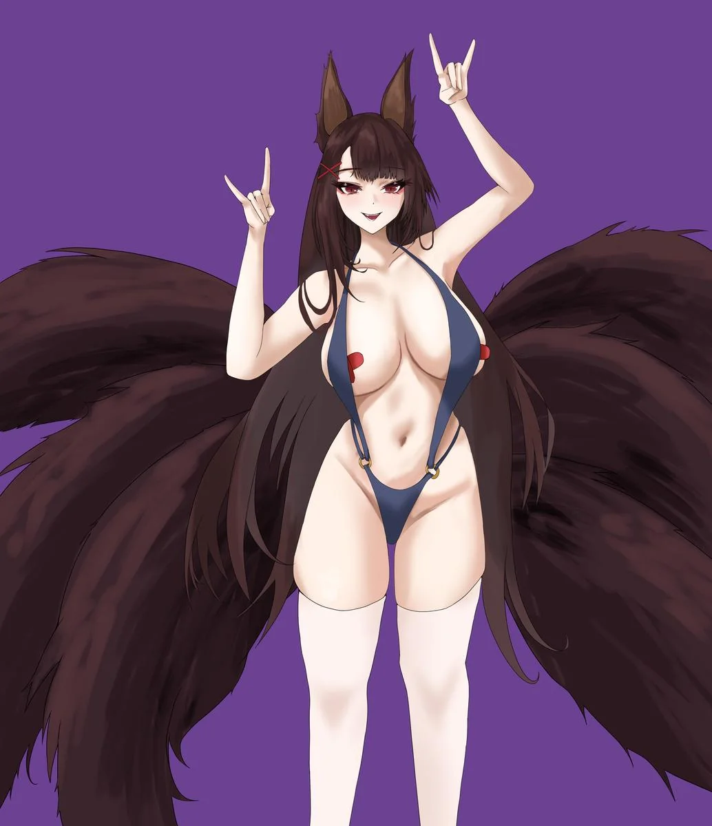 Akagi Steals Hearts in This Slingshot Swimsuit Look picture 1 of 1