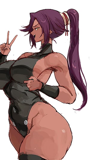 Yoruichi Lookin' Fine by rak_sp00nful