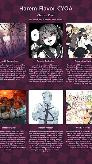 Harem Flavor Meta from /tg/ - Jigsaw's Cheeky Drop