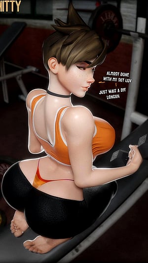 Tracer's workout session has us feeling some type of way, right? Credit goes to @Smittt34 for the spicy render!