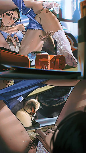 Disconnected phone, beer, and free time. Illustration by happylurkerlad
