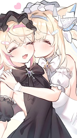 Happy Little Sister Day - A Flirty FUWAMOCO Fan Art Treat