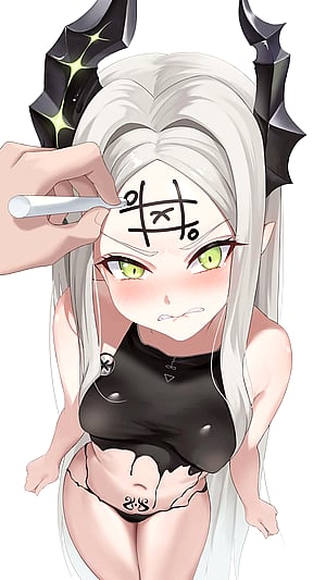 Tic Tac Toe Tease in her Sweet Smile