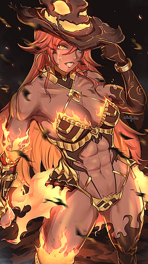 Fire Witch (@Fluffy_Dus) is Bringing the Heat