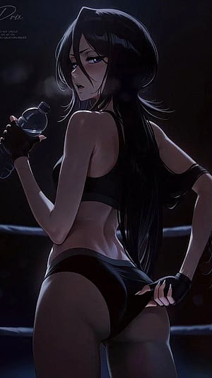Sweaty Rukia (Prix) gets steamy in this playful pic
