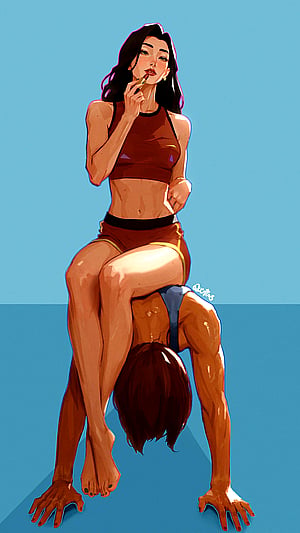 Korrasami by Quentims is Giving Major Avatar Vibes