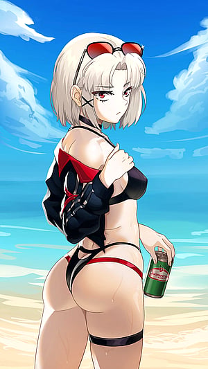 Drake’s Villainous Summer Treat: A Cheeky Peek at NikkeMobile’s Finest