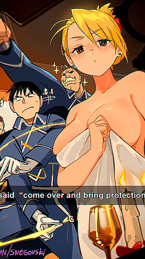 Roy, Riza, Armstrong & Fuery Get Wild in This Fullmetal Alchemist Fan Art