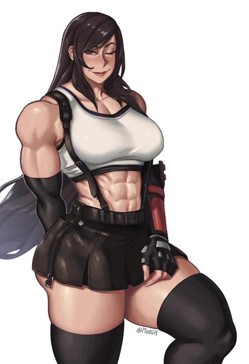 Tifa Lockhart Brought to Life by Mootium in Stunning Final Fantasy 7 Art picture 1 of 1