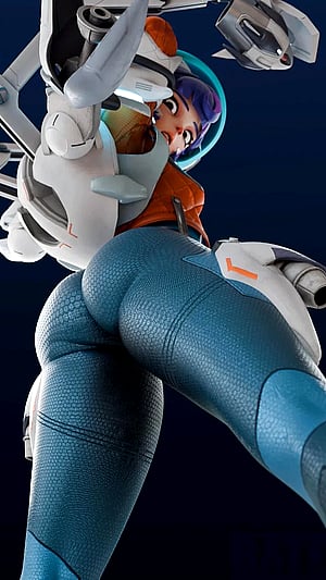 Juno by JJDRAWVR - 3D Overwatch Tease