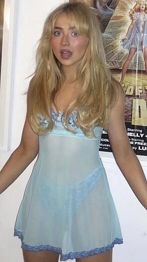brina in baby blue too cute