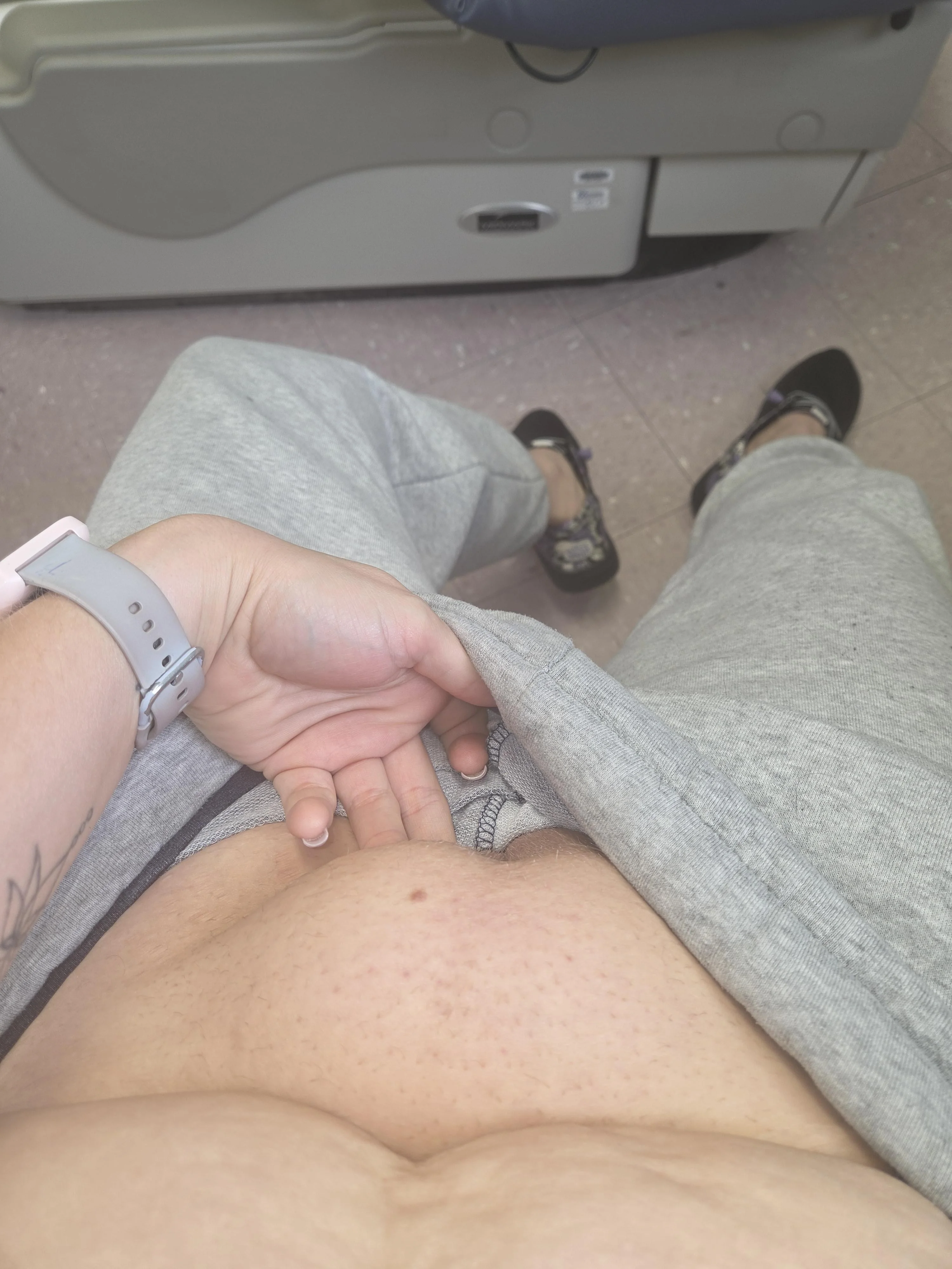 Doc said say ahh, get a load of my fupa instead! picture 1 of 1