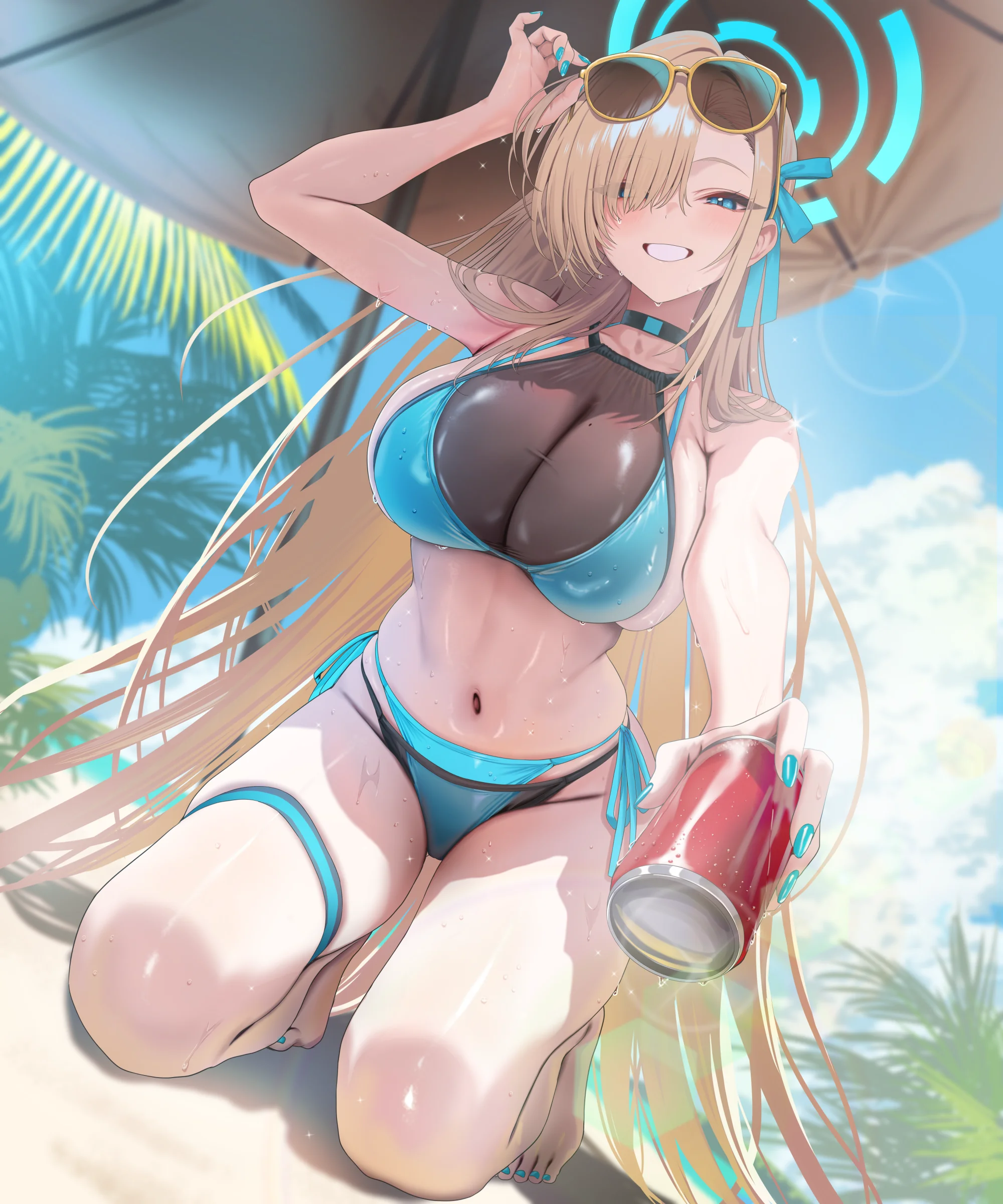 Asuna with can (hidis0086) - Blue Archive Tease picture 1 of 1