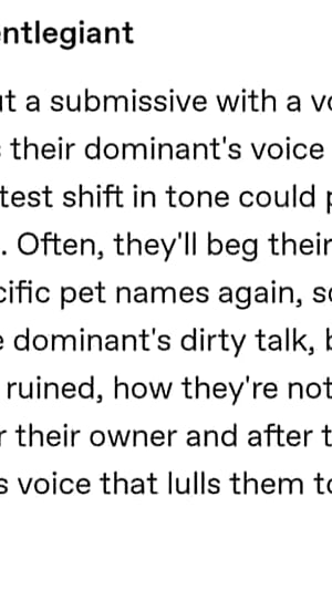 Domme Voice = Ultimate Superpower