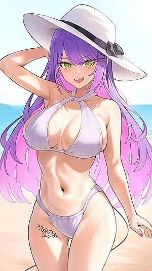 Demon at the beach