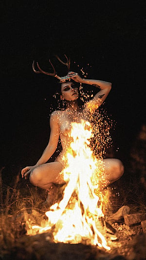 Erinthul Channels Slavic Devil in Sultry Self-Portrait