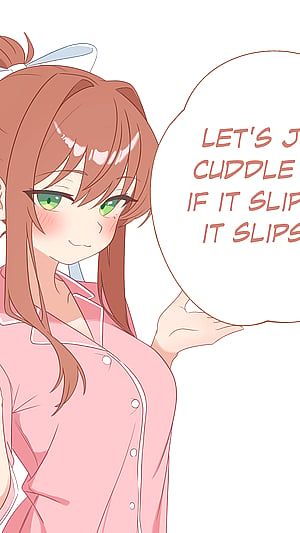 Monika's cheeky idea! (No_thoughts_anymore)