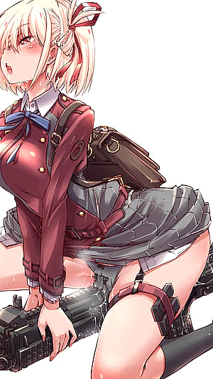 Chisato Nishikigi Teases in Solo Pic (Kimoto Mana) [Lycoris Recoil]