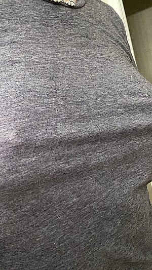 Yep, no bra and not a single care to give