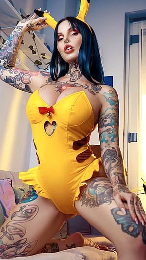 Riae getting poked, feeling cheeky and cute