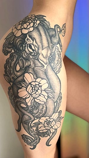 Kraken Tattoo Vibes + Playful Energy