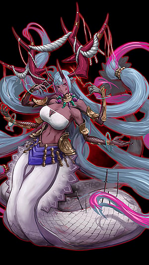 Ibuki-Douji Ruler Getting Comfy In A Big Can