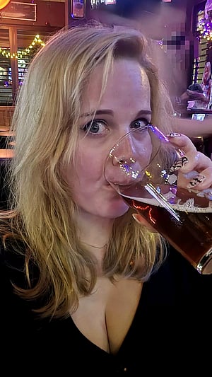It is my pub night and I am ready to tease