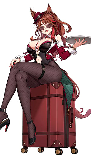 Bunny Waitress Forever Young - Serving Cute Vibes Only