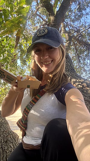 Tree Hugger with a Nugget Twist