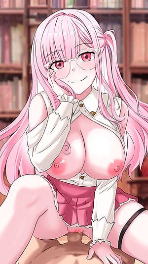 Quiet in the library? Not with Mori Calliope around