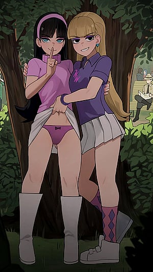 Pacifica & Trixie Tease - Flimsy-Stranger9820