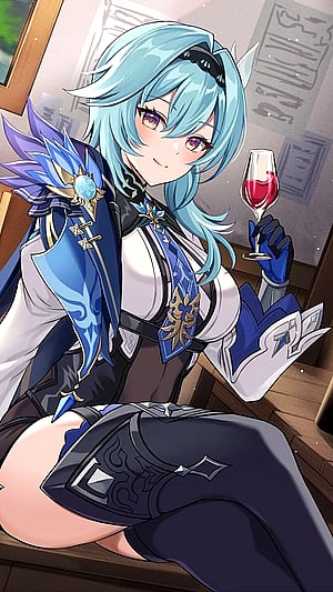 Eula Spills the Tea (and the Wine) - Cheers to This Gorgeous Fanart