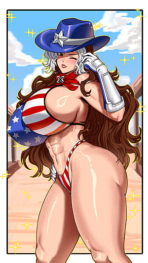 Rogue by Ryuukusnpaiart - Marvel Muscle Girl Art