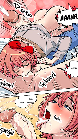 Tachibana Onsen part 12 - Sayori steams things up | LasciviousArt doujinshi page