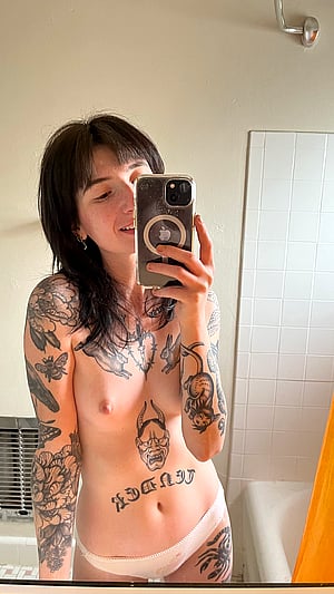 Save the planet and shower with an emo cutie